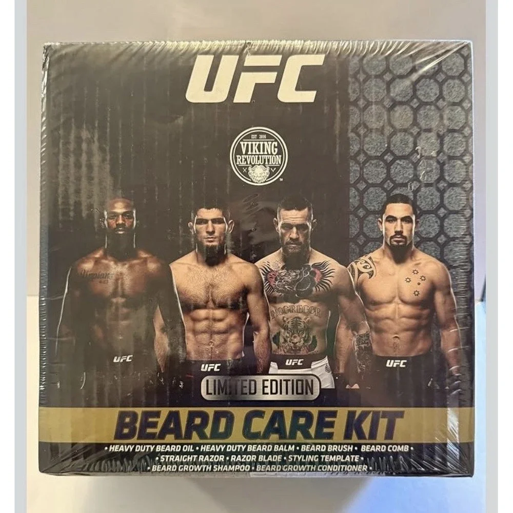UFC Limited Edition Beard Kit for Superior Care-Complete Beard Grooming Sealed
